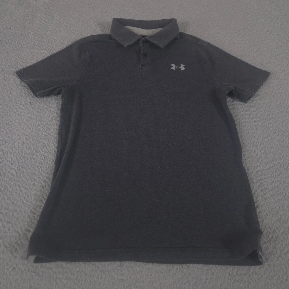 LOT OF 3 Under Armour Shirt Boys Y Medium Multi Tech Gradient Velocity 1/2 Zip